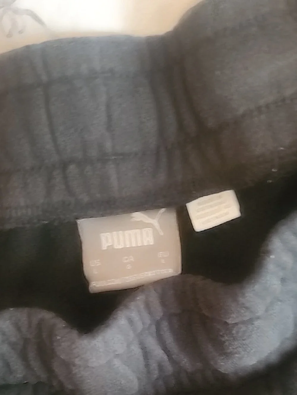 Puma Black Men's Athletic Shorts with White Puma Logos